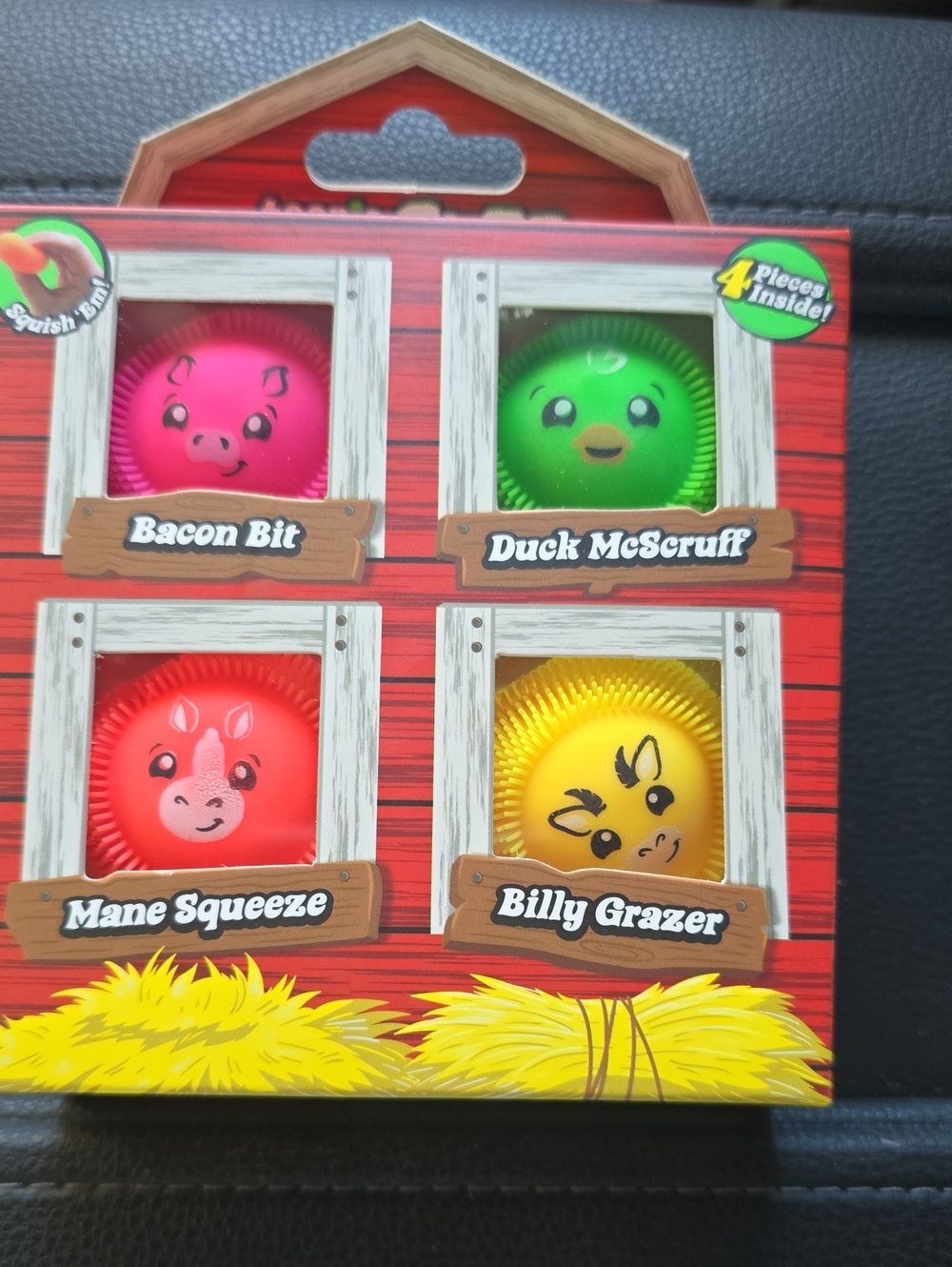Teenie Needoh Fuzz Ball Farmyard*Ships In 1 Day